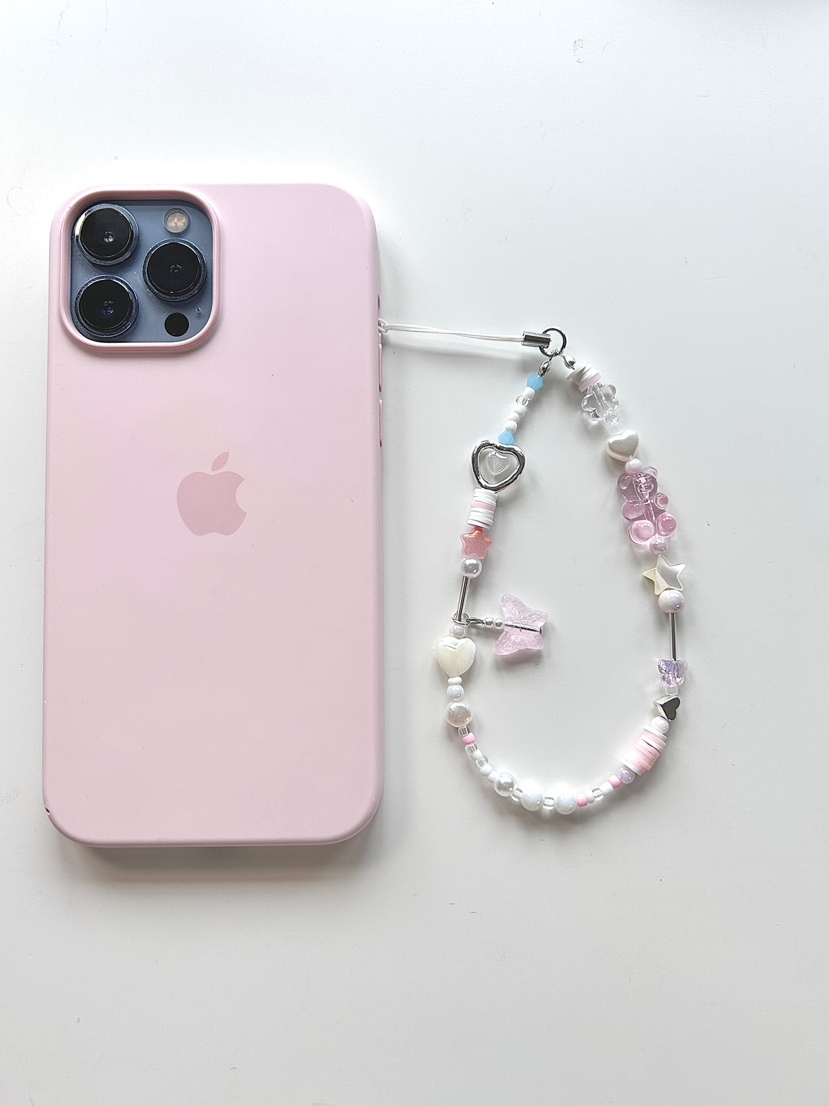 Pink Ocean Phone Charm