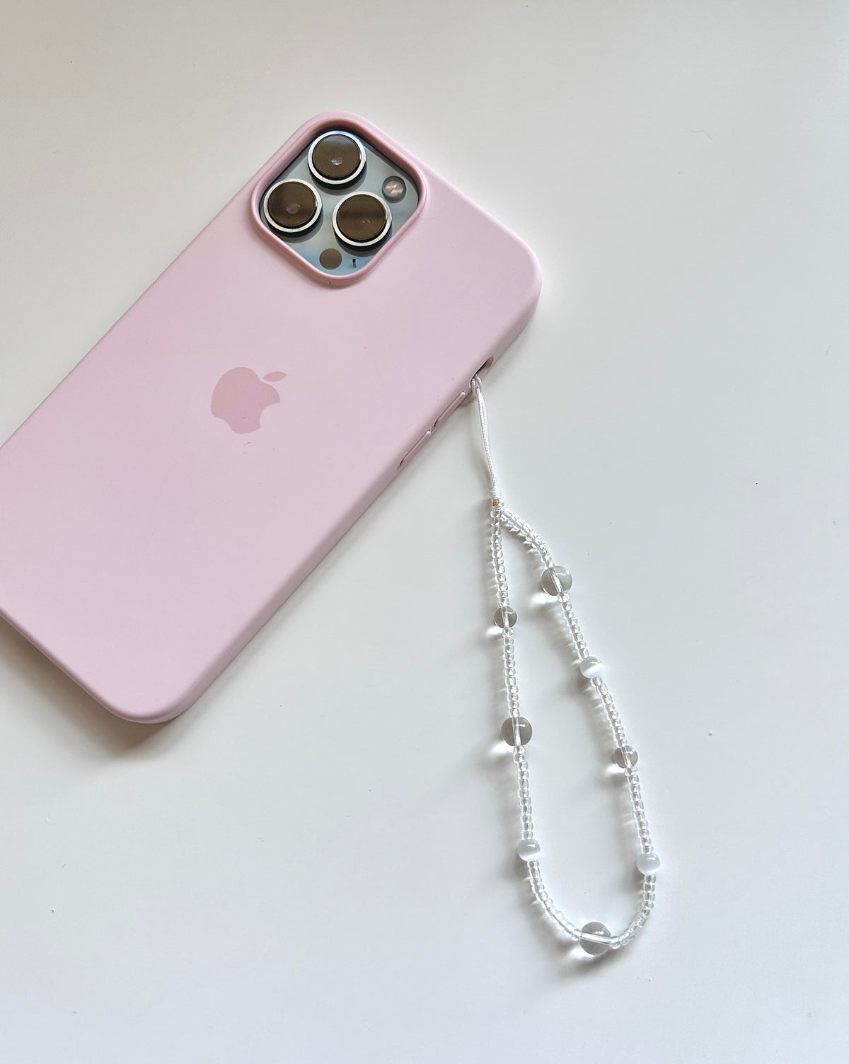 Clear Bubble Phone Charm - with phone2