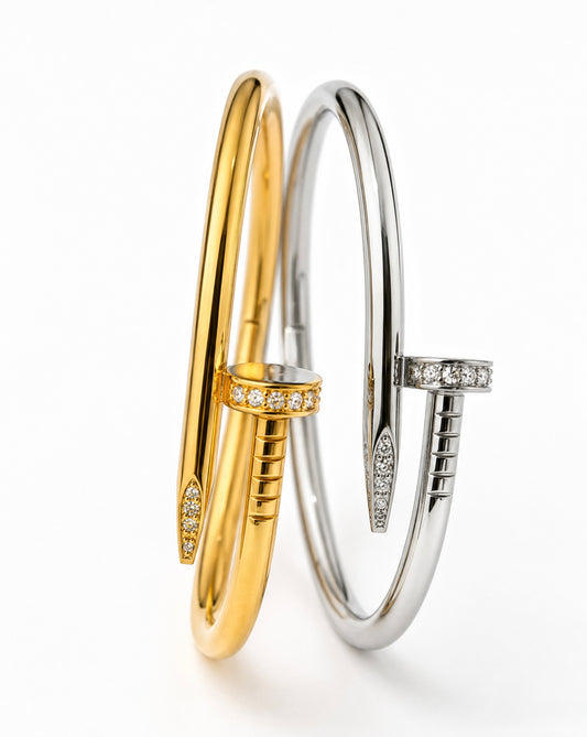 Classy Nail Cuff Bangle