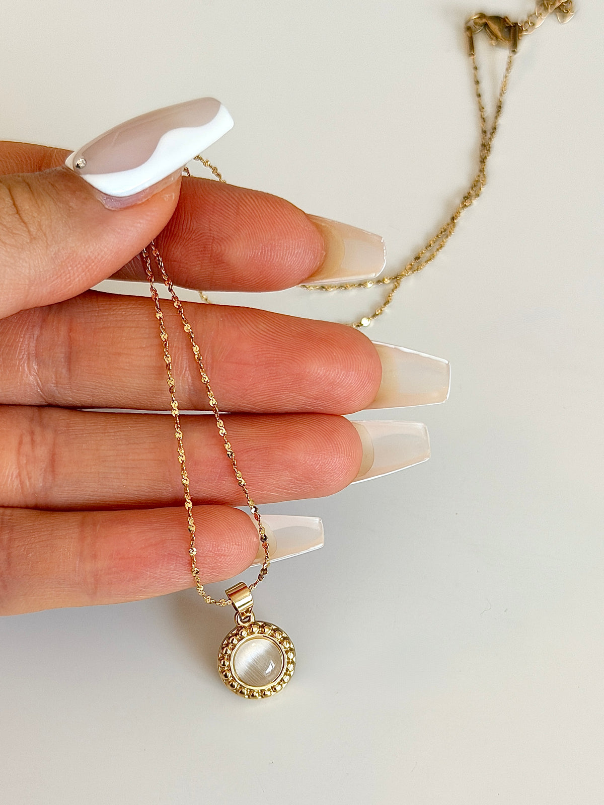 Opal Pendant Necklace