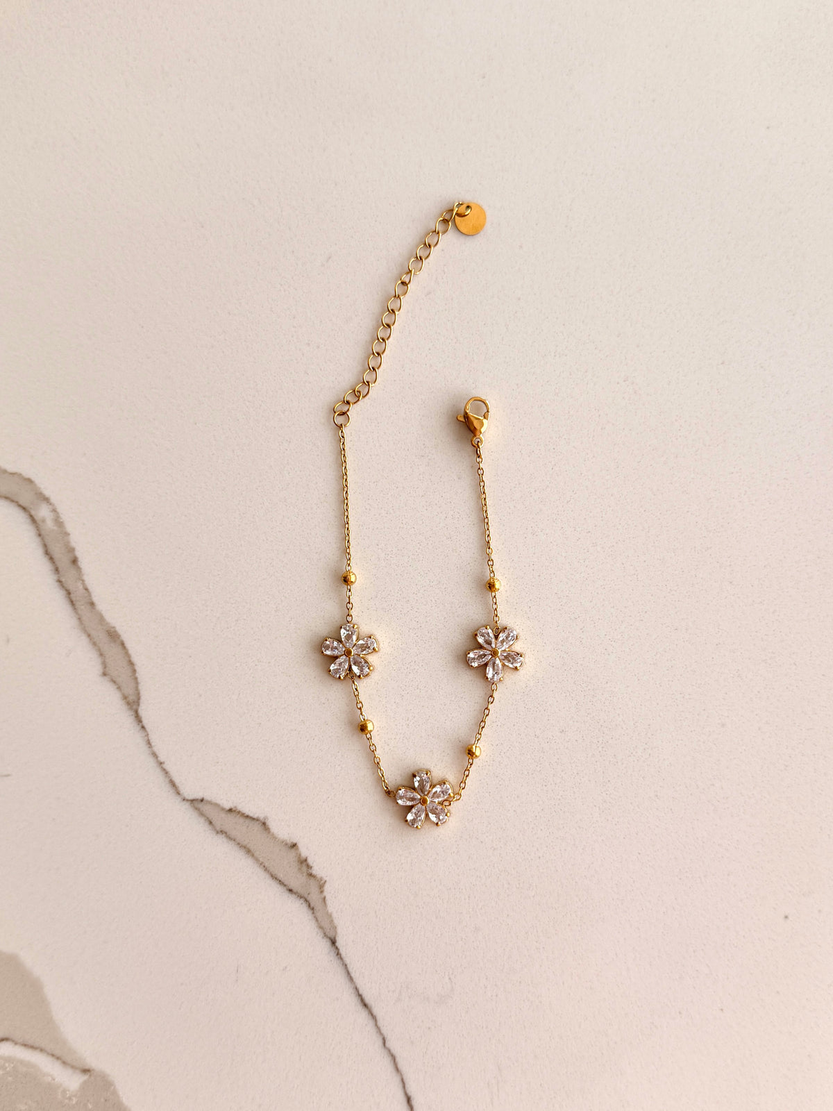 Crystal Daisy Bracelet