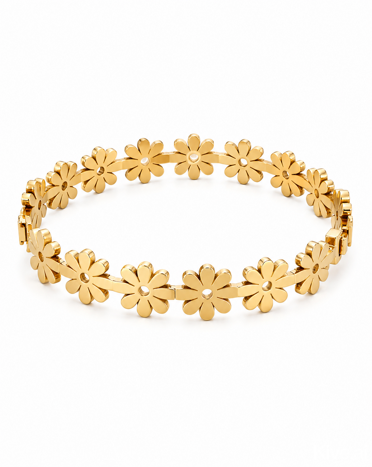 Floral Cuff Bangle