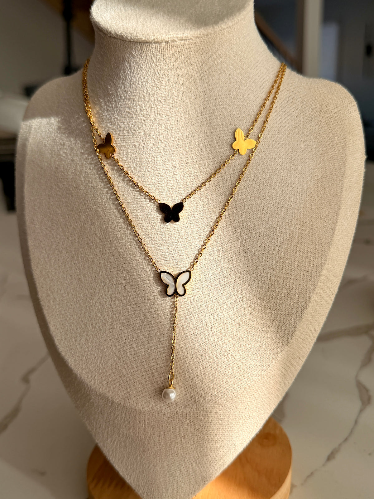 Butterfly Layering Necklace