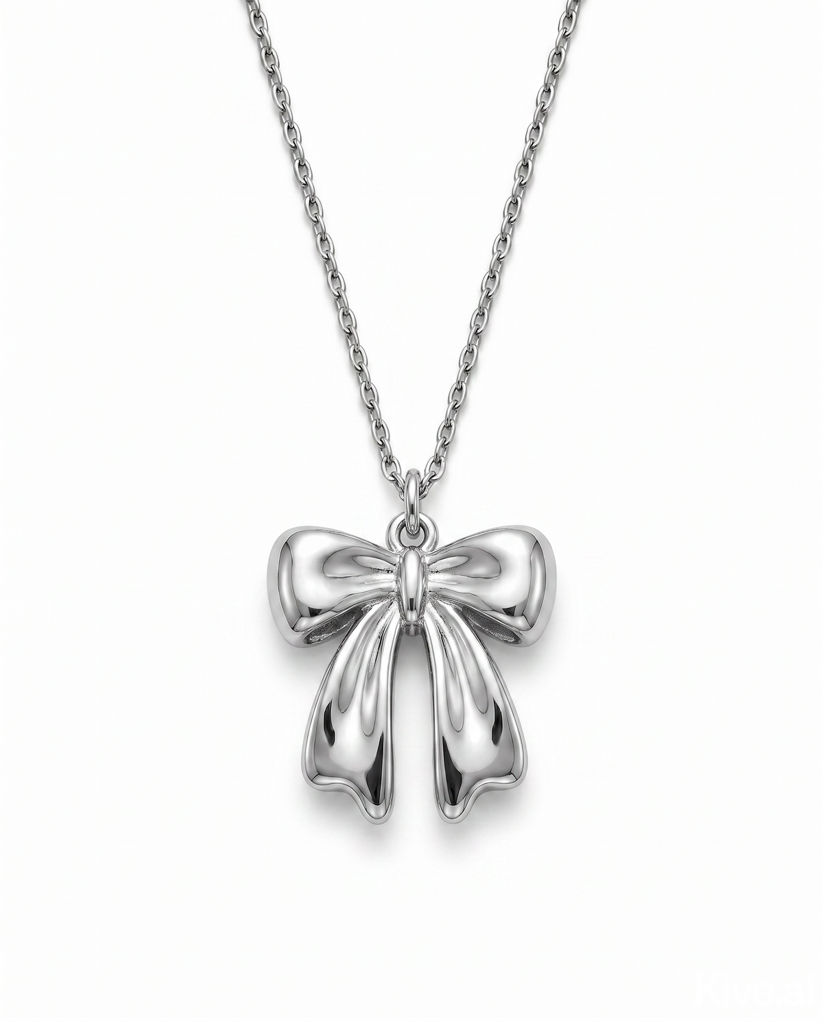 Butterfly Bow Tie Pendent Necklace