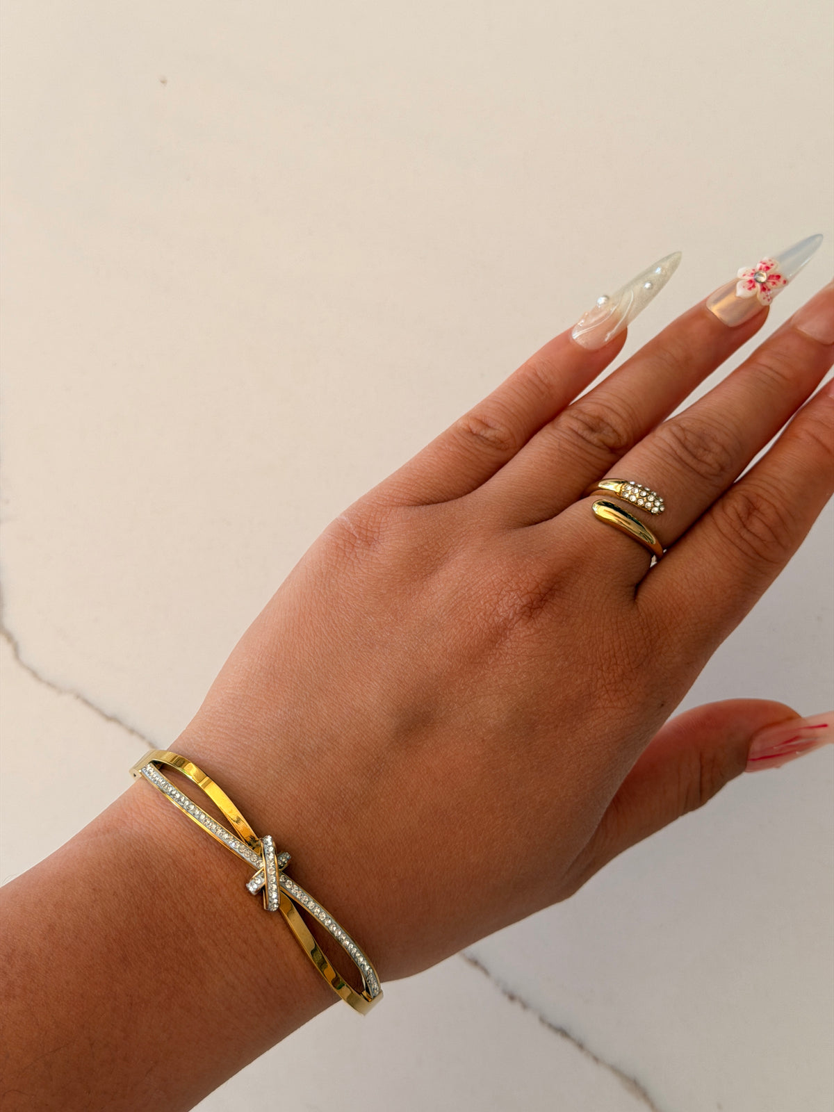 Infinity Knot Cuff Bangle