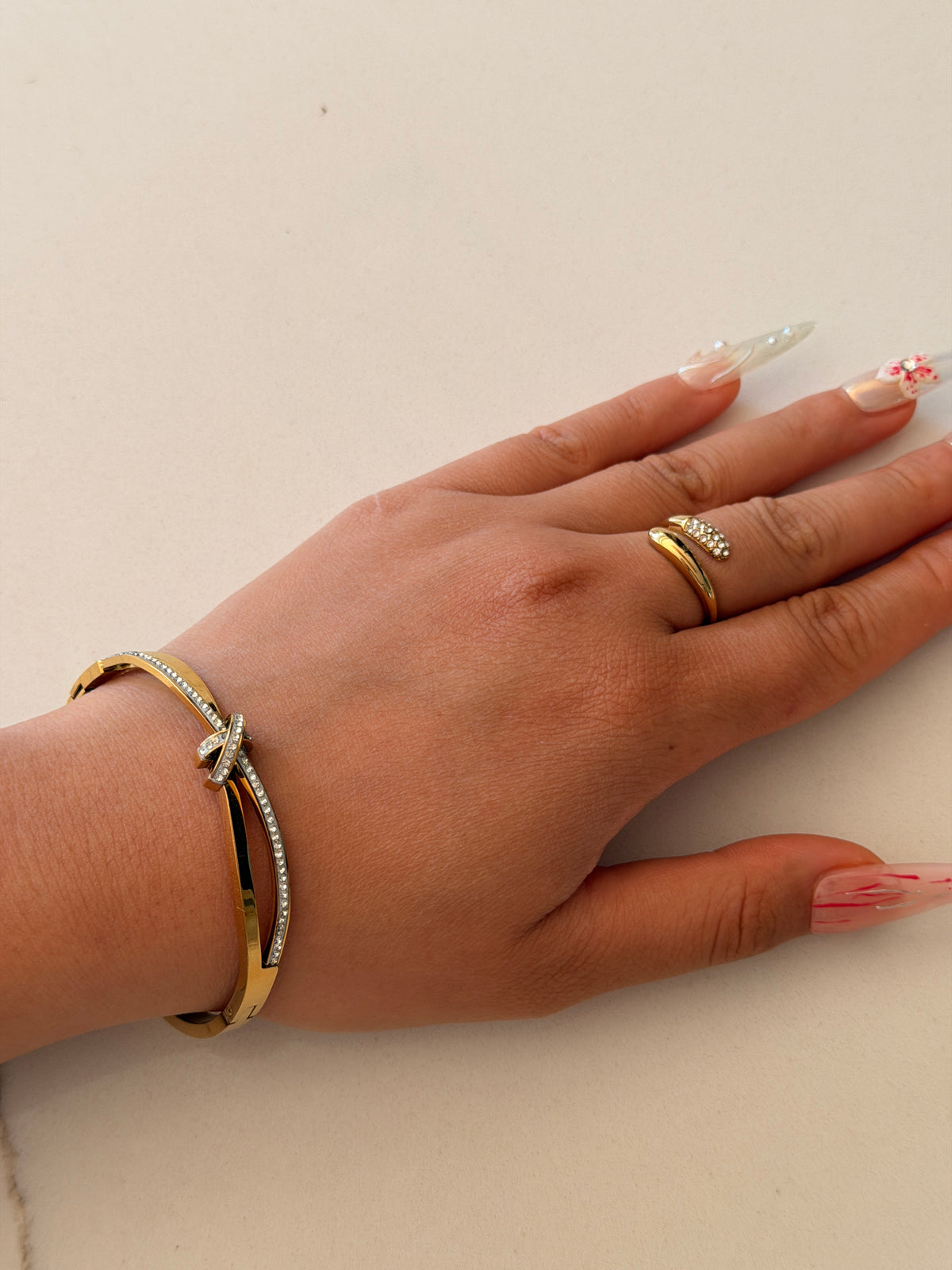Infinity Knot Cuff Bangle