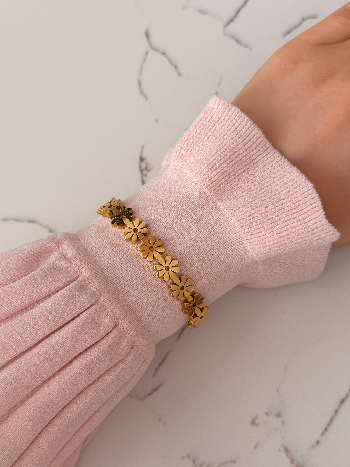 Floral Cuff Bangle