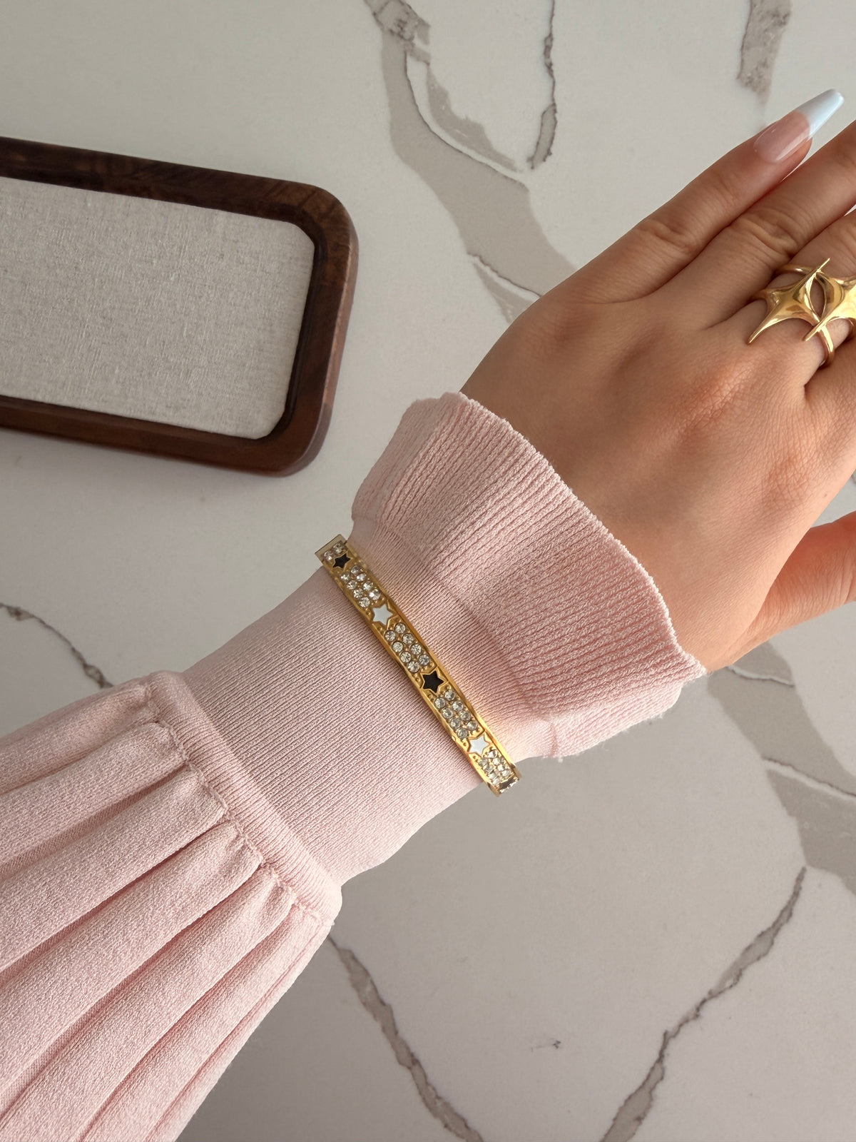 Sparkle Cuff Bangle