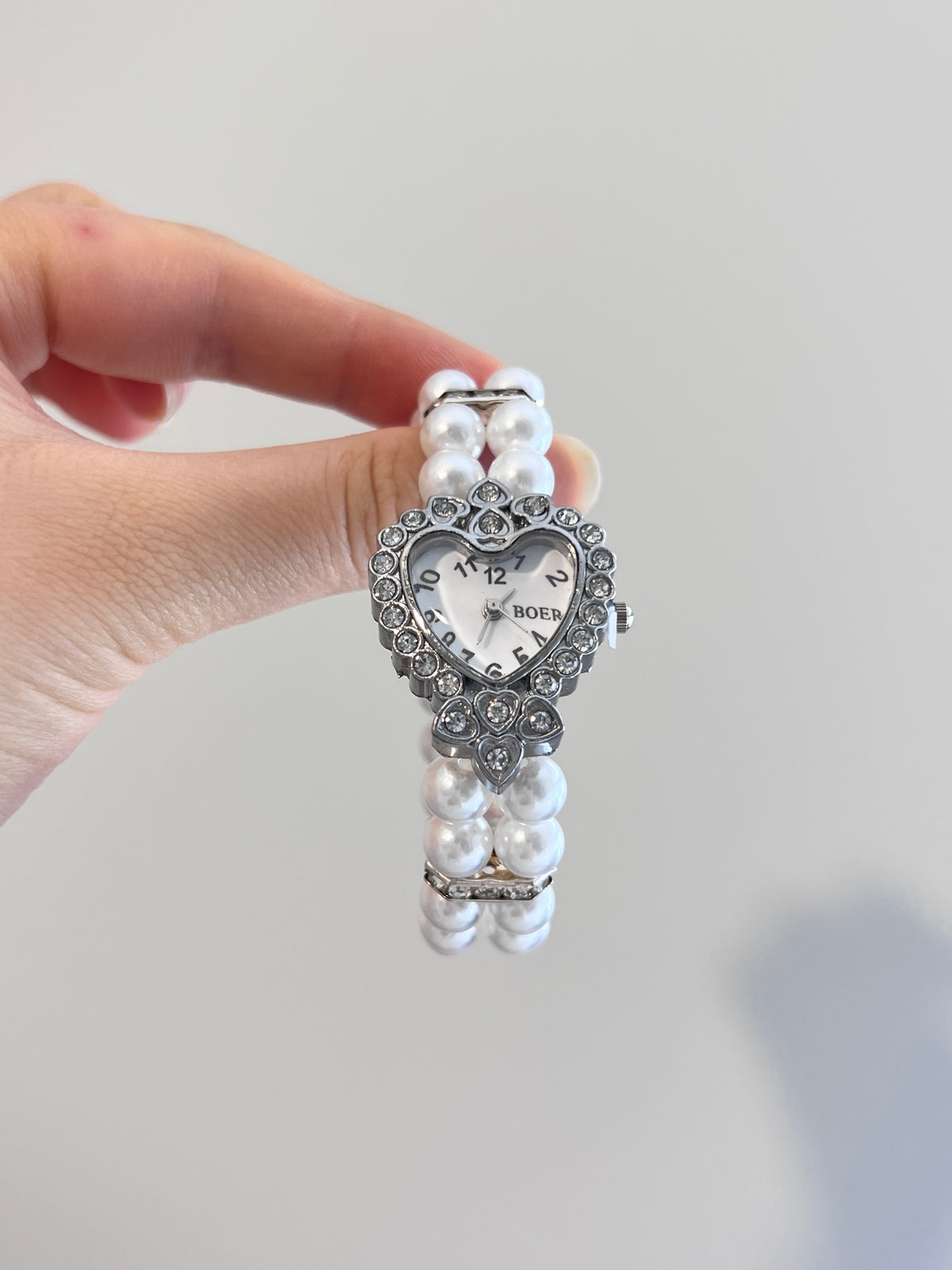 Y2K Pearly Watch Bracelet