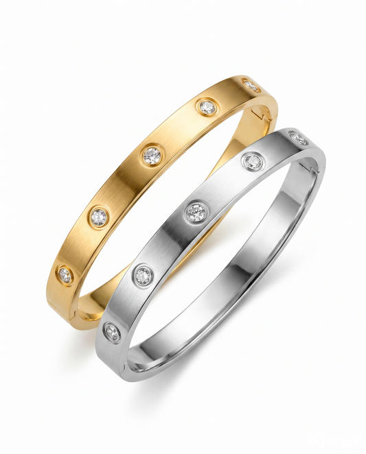 Eternal Diamond Cuff Bangle