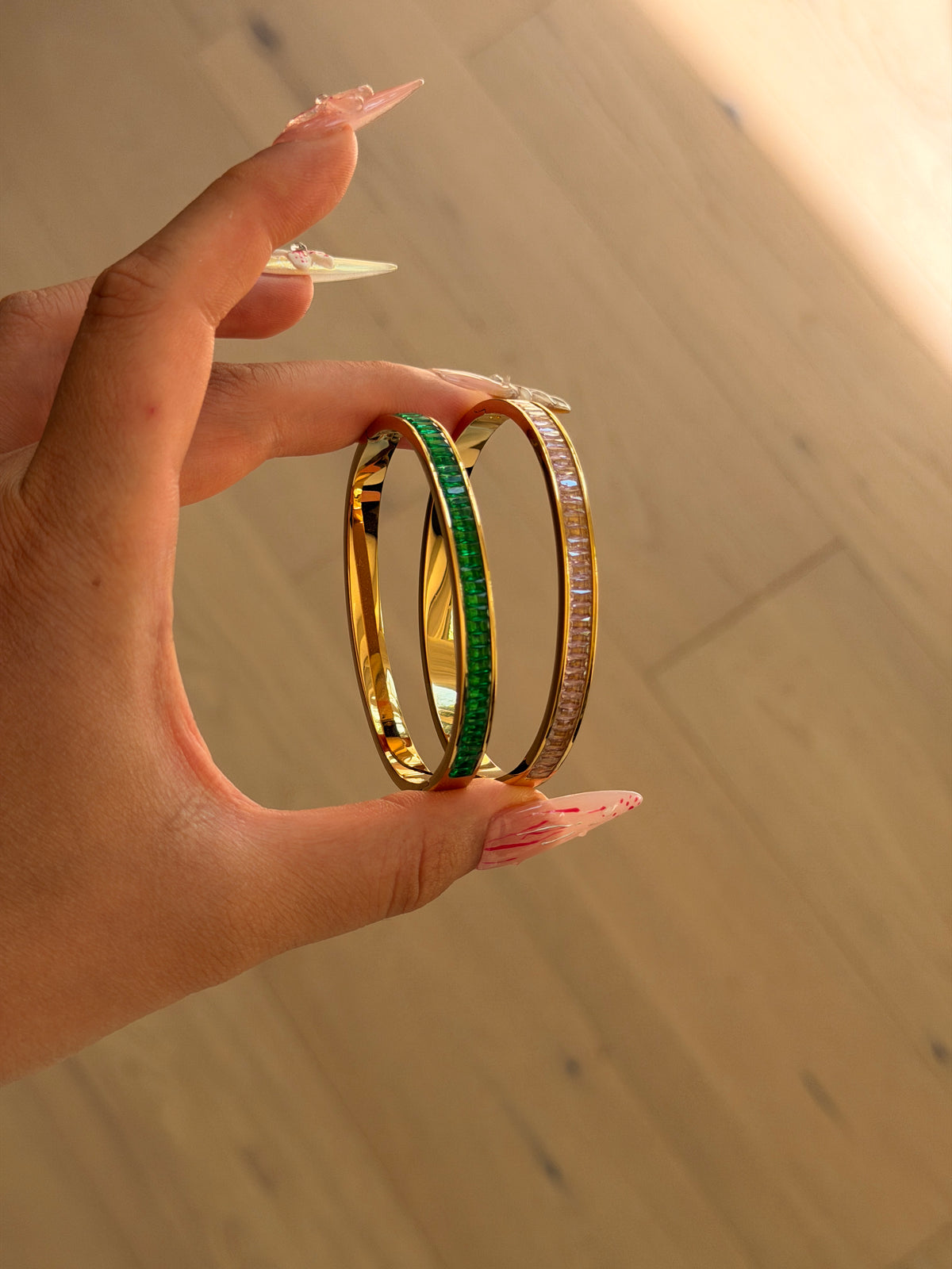Crystal All-Round Cuff Bangle