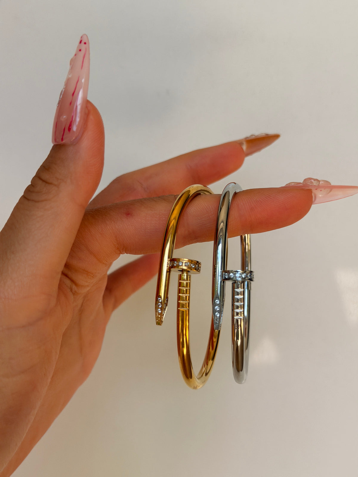 Classy Nail Cuff Bangle