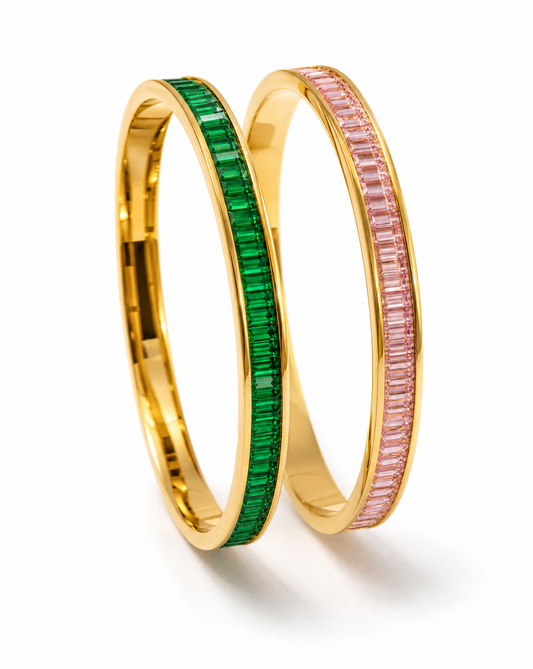 Crystal All-Round Cuff Bangle