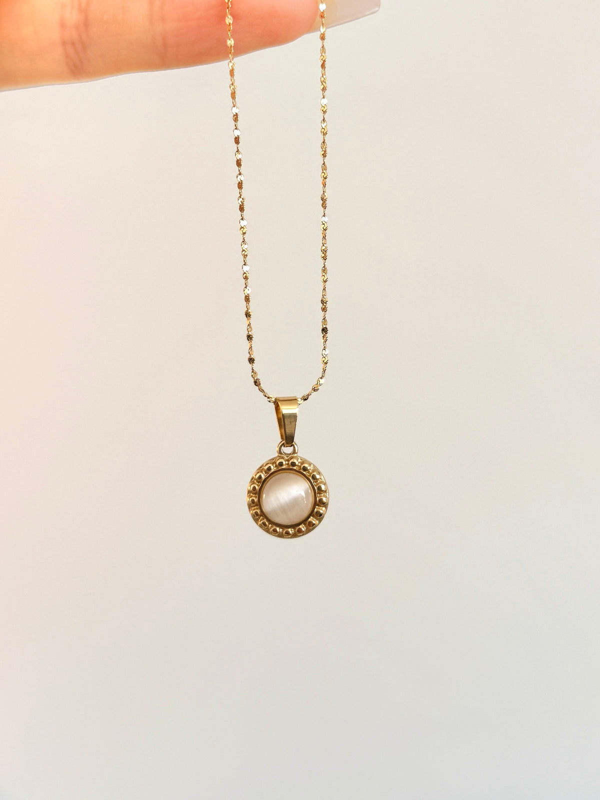 Opal Pendant Necklace