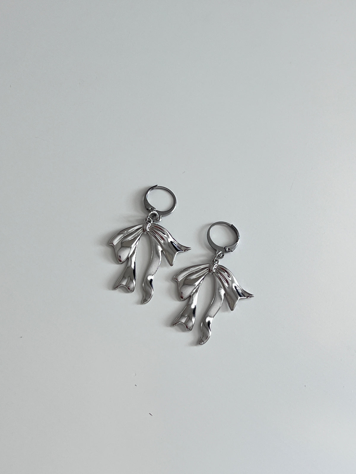 Metal Bow Earrings