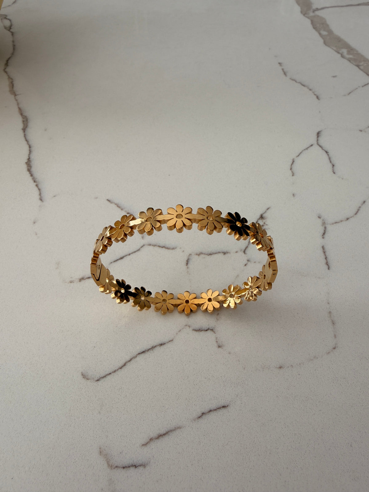 Floral Cuff Bangle