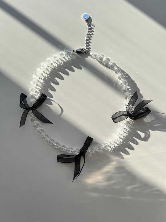 Triple Bow Necklace