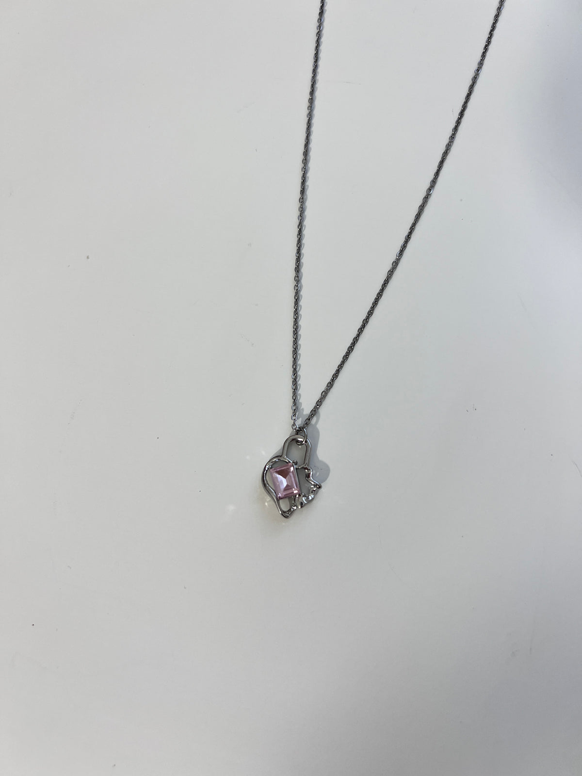 Pink Diamond Pendent Necklace
