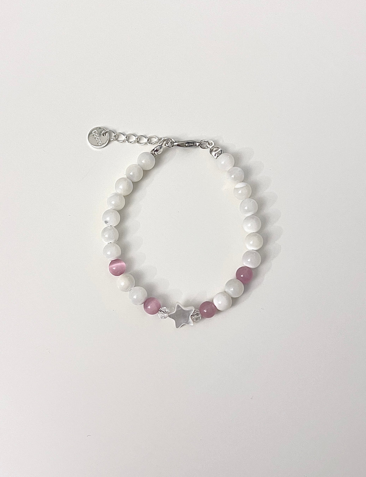 White Opal Star Bracelet
