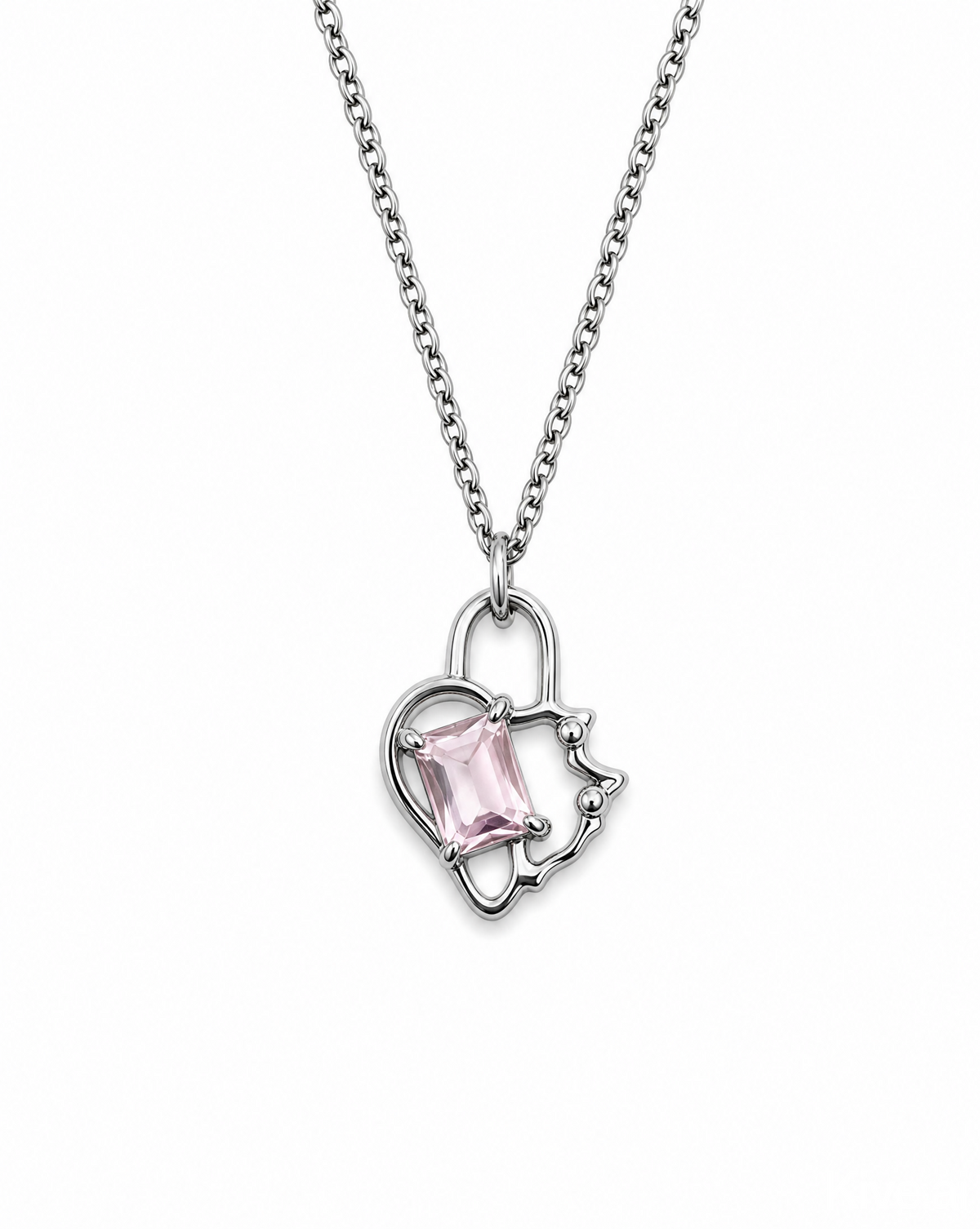 Pink Diamond Pendent Necklace