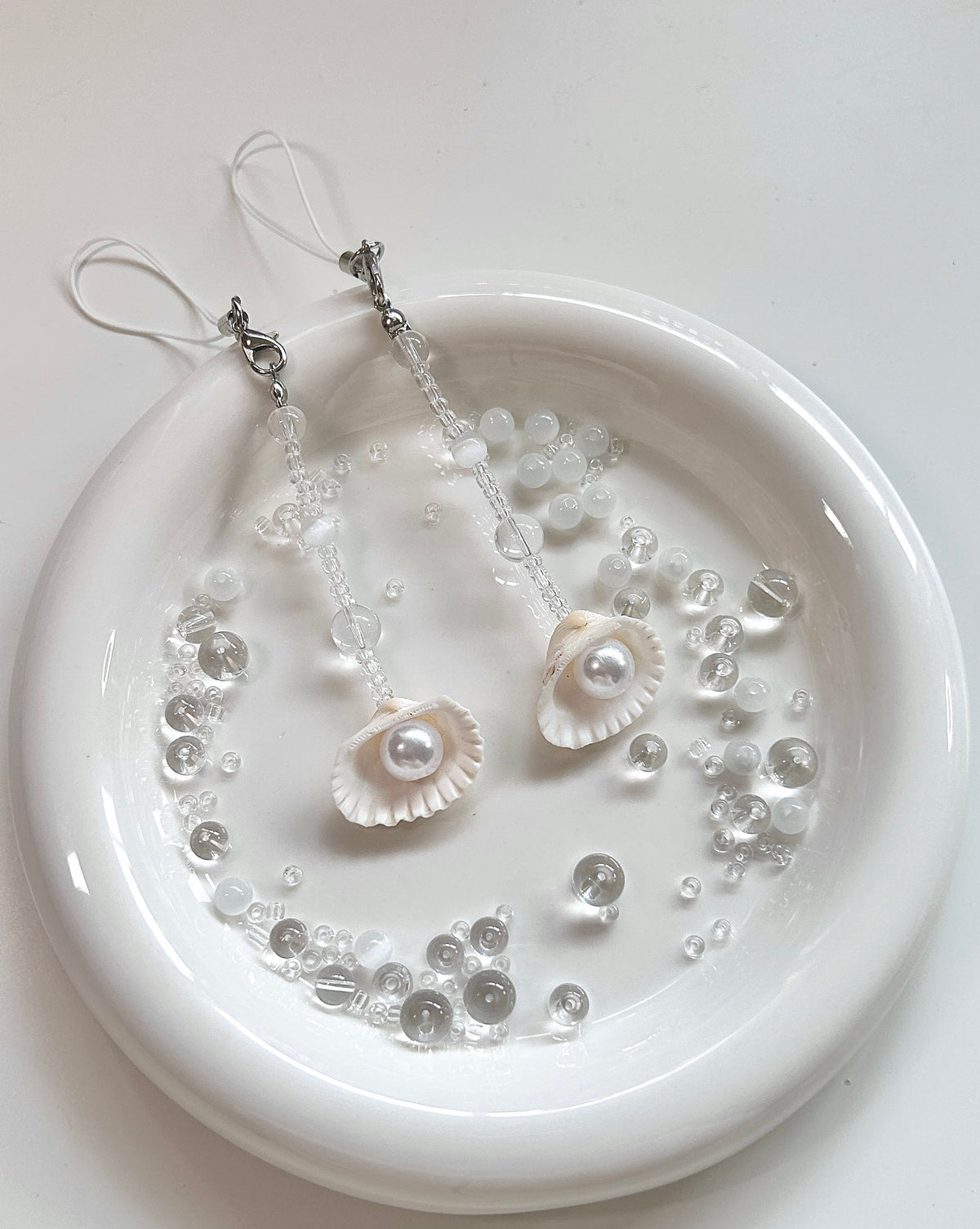 Sound of Ocean Phone Charm - with beads2