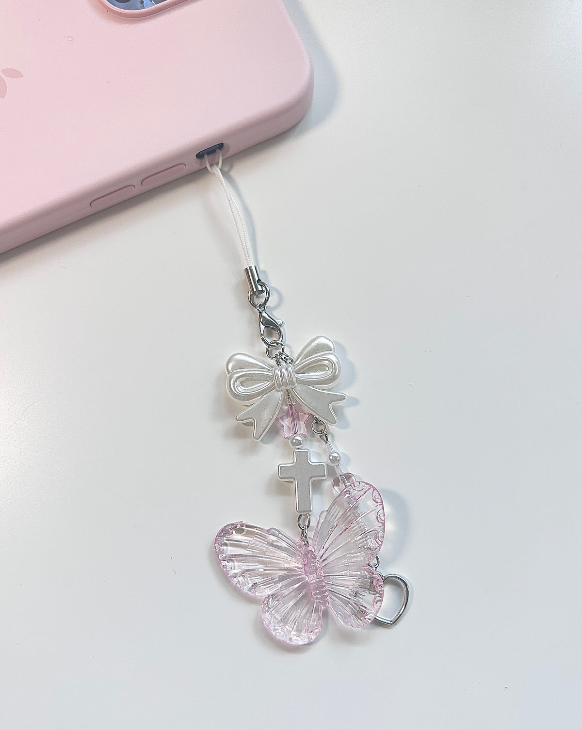 Enchanting Butterfly Phone Charm - with phone2