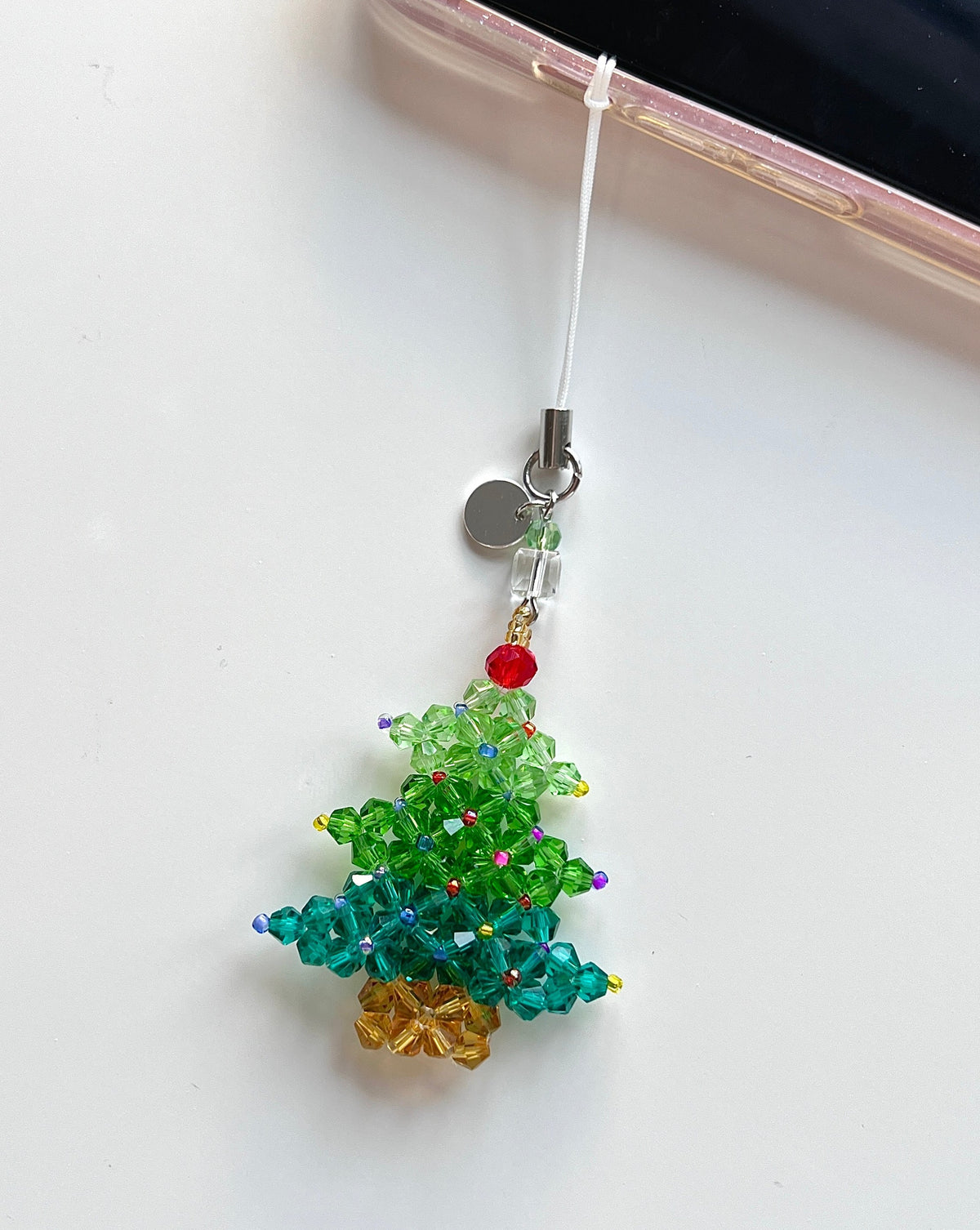 Christmas Tree Short Phone Charm