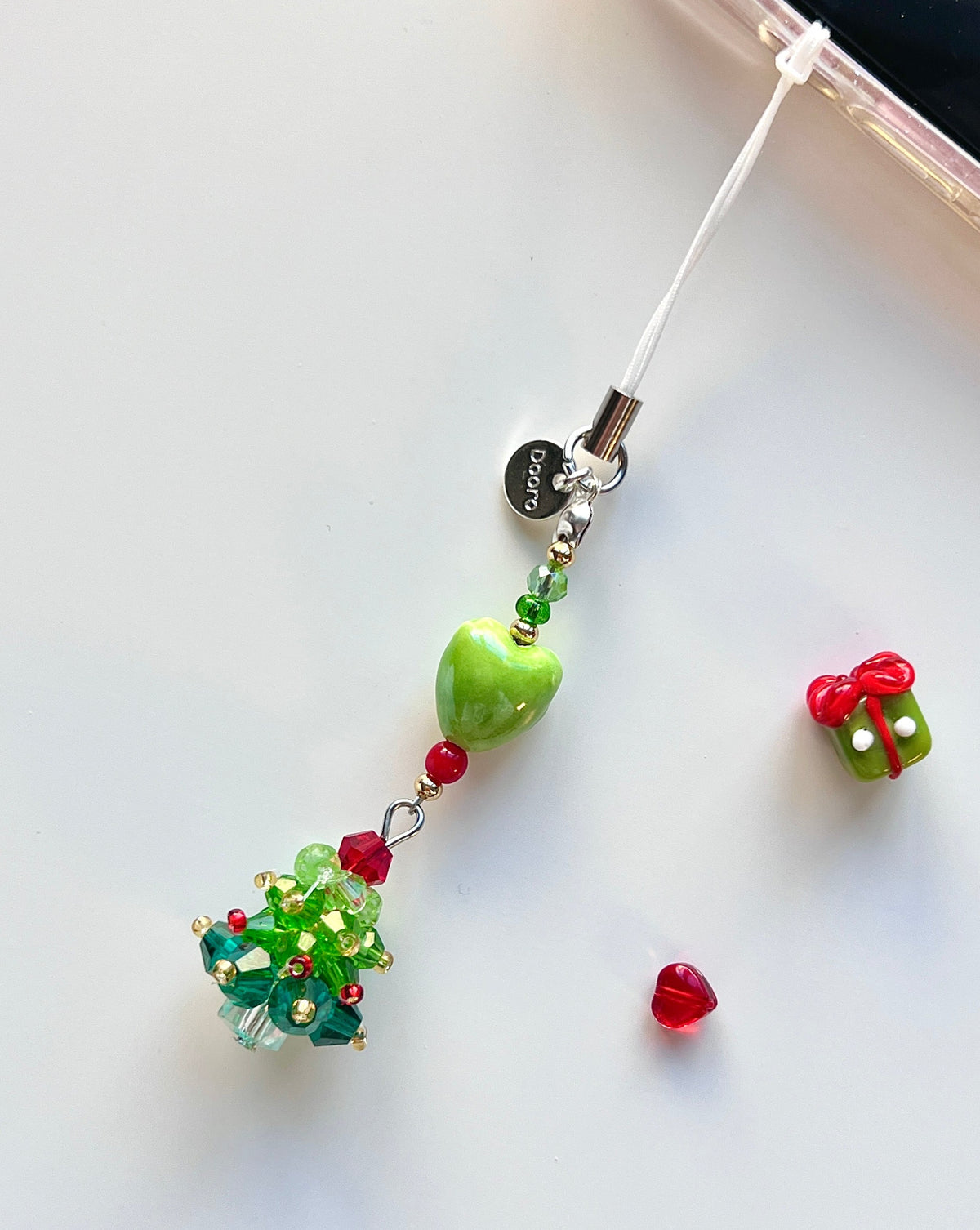 Christmas Tree Short Phone Charm